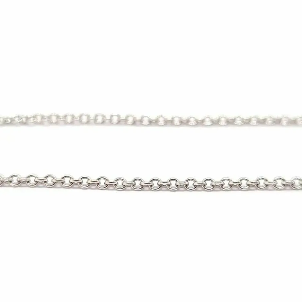 Collier péridot entourage diamants or blanc