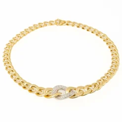 Collier Ras de cou Or jaune Diamant