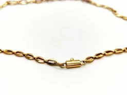 Collier Ras de cou Or jaune Améthyste