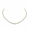 Collier Rivière de Diamants Or Rose 6,60 Carats