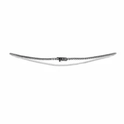Collier Rivière de Diamants Or Blanc 3,62 Carats