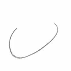 Collier Rivière de Diamants Or Blanc 3,62 Carats