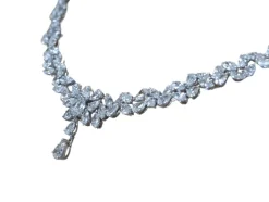 Collier rivière Diamants poires