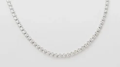 Collier rivière en or blanc et diamants