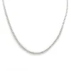 Collier rivière or blanc diamants