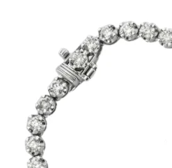 Collier Rivière Or blanc Diamants