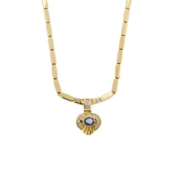 Collier saphir et diamants