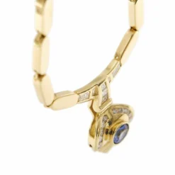 Collier saphir et diamants