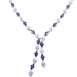 Collier Saphirs Diamants