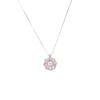 Collier saphirs roses et diamant