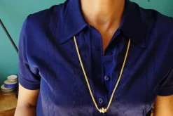 Collier sautoir Napoléon III, giletière avec coulant