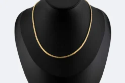 Collier semi-rigide en or jaune
