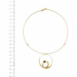 Collier semi-rigide pendentif Loop