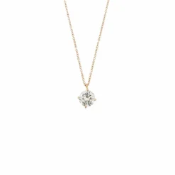 Collier Solitaire diamant 1,13 ct