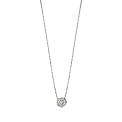 Collier solitaire diamant 0,50 ct