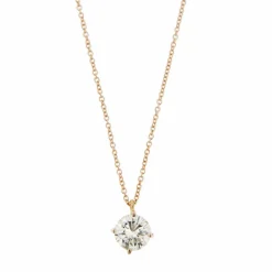 Collier Solitaire diamant 1,13 ct