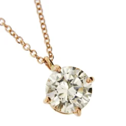 Collier Solitaire diamant 1,13 ct