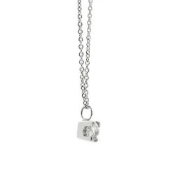 Collier solitaire diamant 0,50 ct
