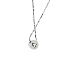 Collier solitaire diamant 0,50 ct
