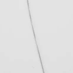 Collier Solitaire Or Blanc et Diamant Poire
