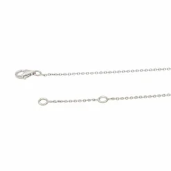 Collier Solitaire Or blanc Diamant