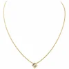 Collier Solitaire Or jaune Diamant