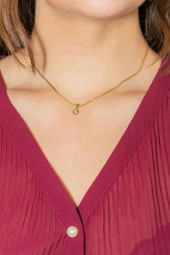 Collier Solitaire Or jaune Diamant