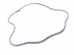 Collier Tabatière Or blanc