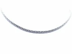 Collier Tabatière Or blanc