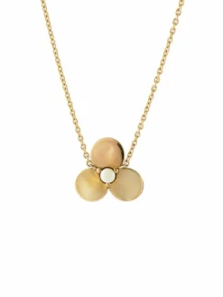 COLLIER "TENDRE PENSEE" OR & AGATE