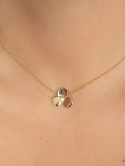 COLLIER "TENDRE PENSEE" OR & AGATE