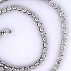 Collier « TENNIS » - Or blanc 18 carats