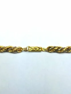 Collier torsadé en or 18 carats