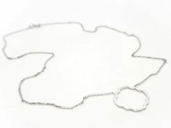 Collier Transparence Or blanc