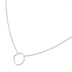 Collier Transparence Or blanc