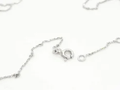 Collier Transparence Or blanc