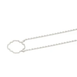 Collier Transparence Or blanc