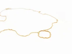 Collier Transparence Or rose