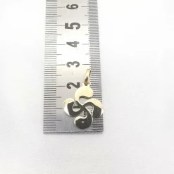Collier trèfle or jaune