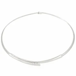Collier Trilogie Or blanc Diamant