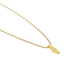 Collier trilogie Or jaune Diamant