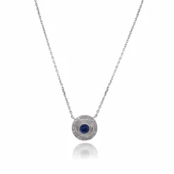Collier Upcyclé Saphir, diamant et Or