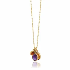 Collier Vintage Améthyste et Grenats de Tanzanie
