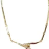 Collier vintage diamants et rubis