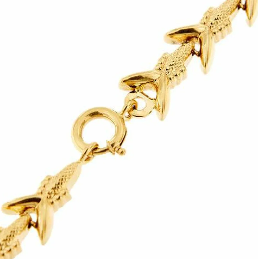 Collier vintage en or jaune