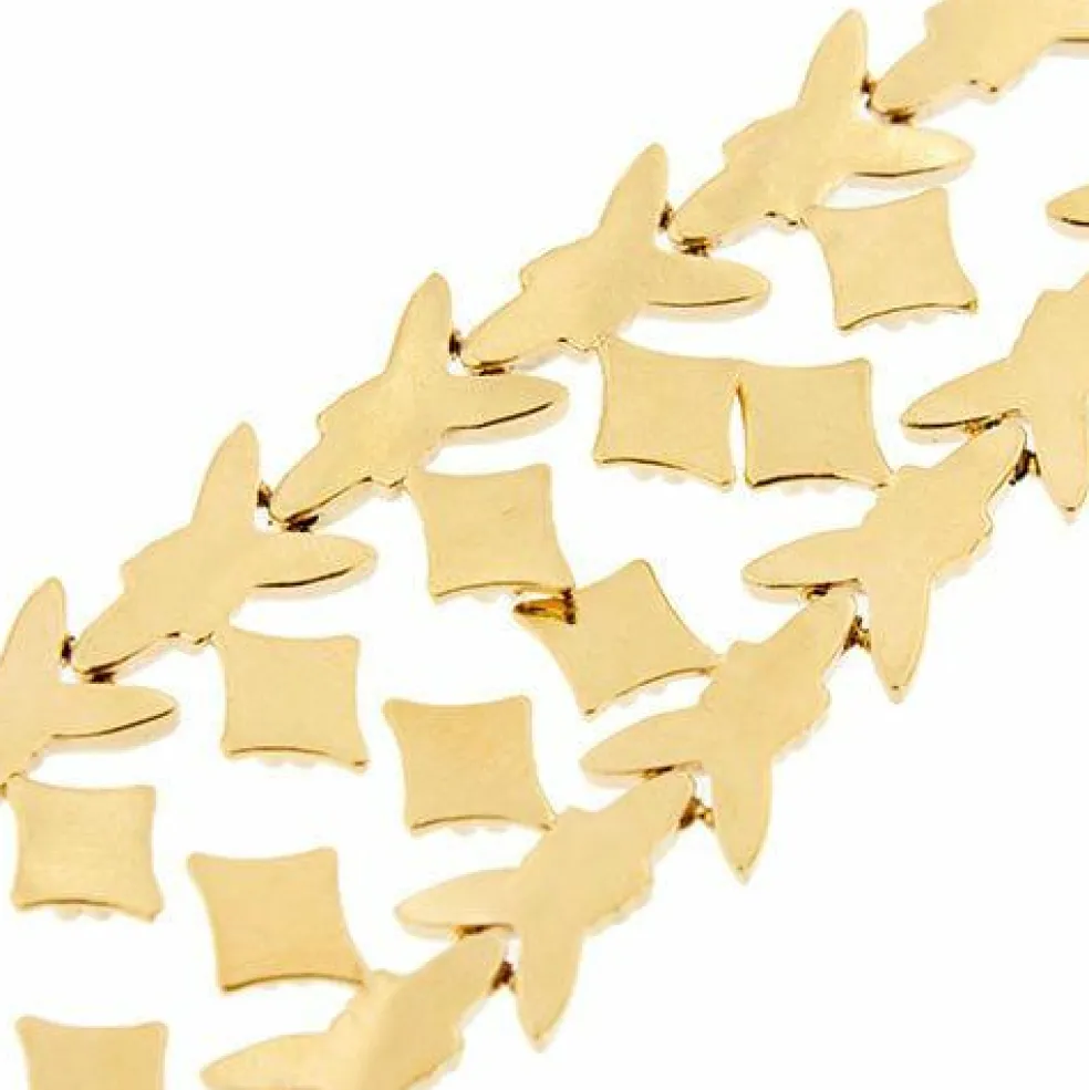 Collier vintage en or jaune