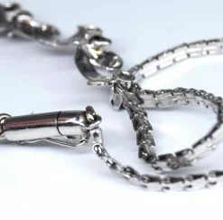 Collier vintage en perles et saphirs des années 60