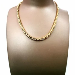 Collier Vintage maille palmier