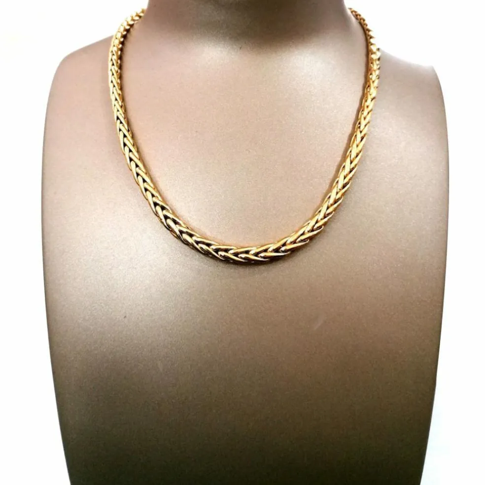 Collier Vintage maille palmier