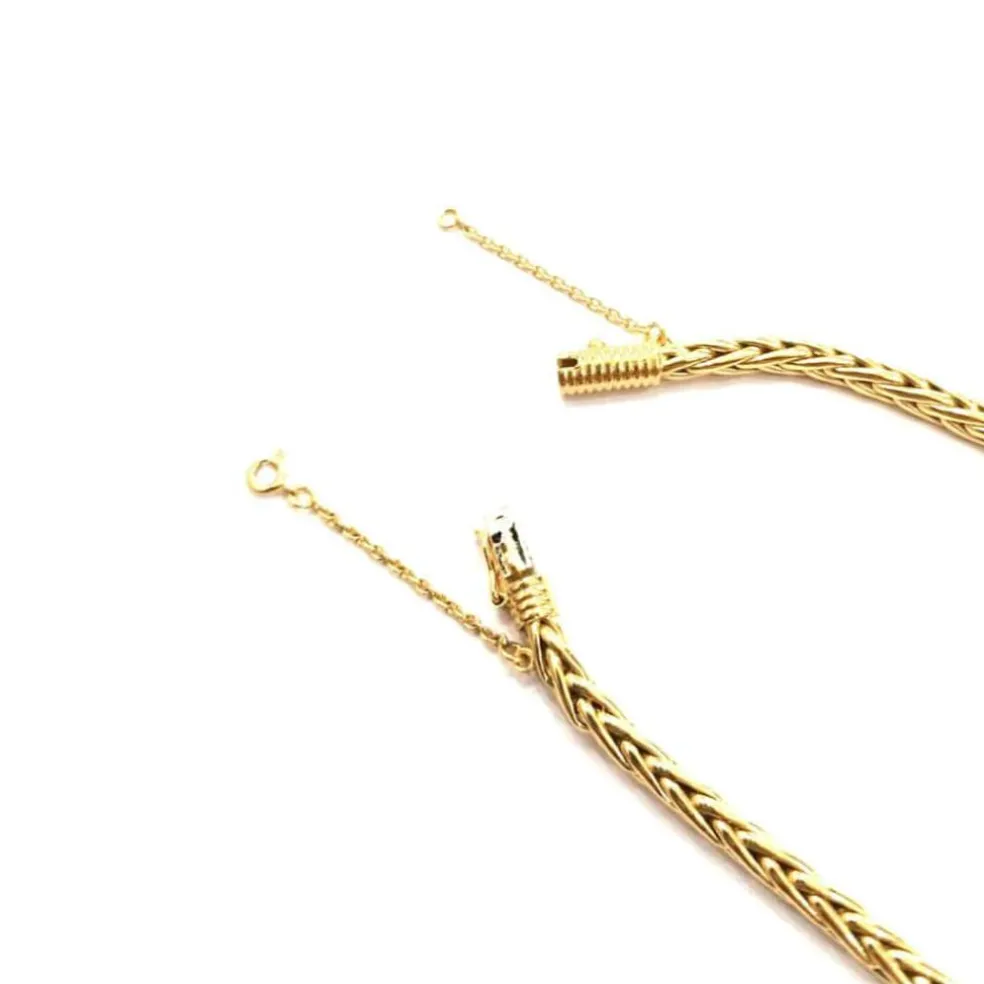 Collier Vintage maille palmier